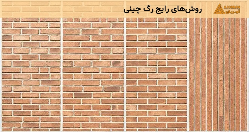 روش‌های رایج رگ چینی