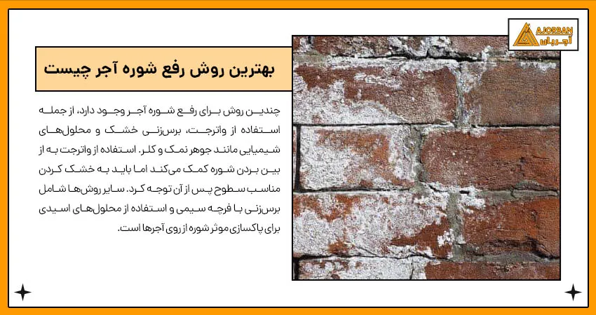 بهترین روش رفع شوره آجر چیست 